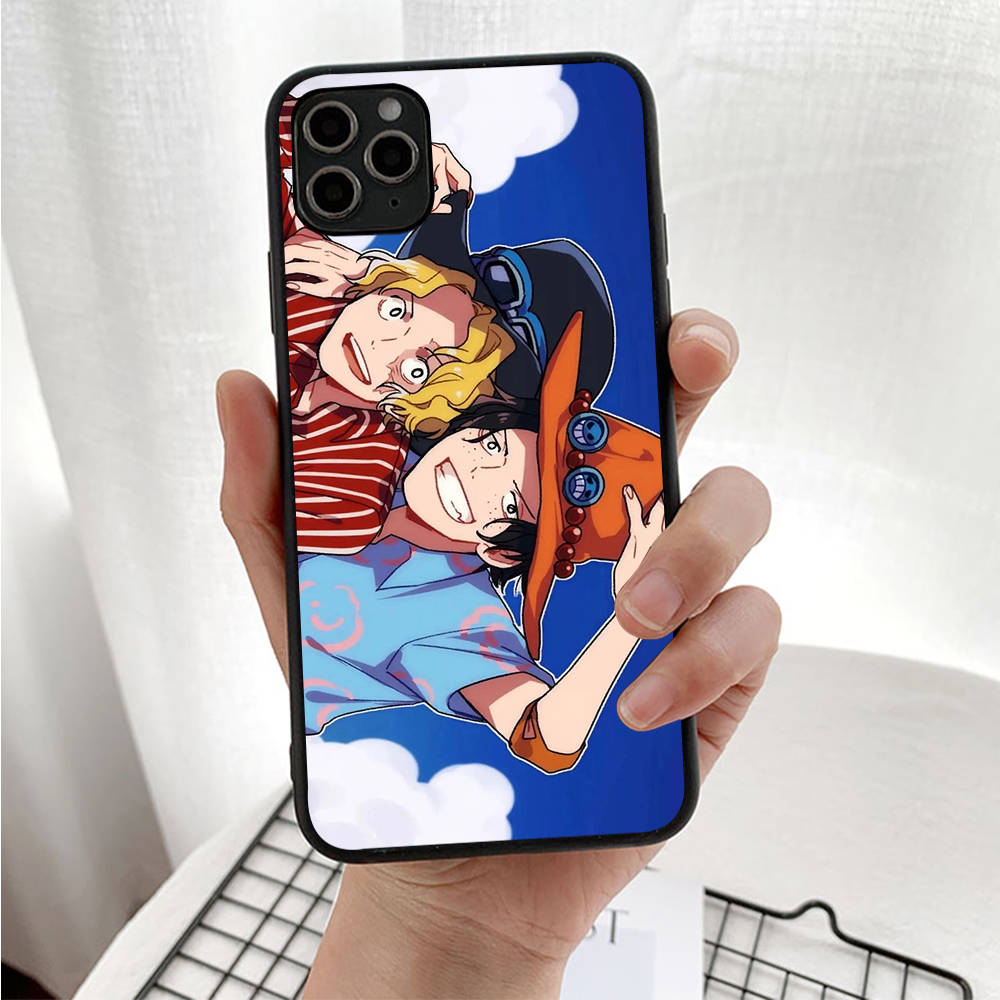 Case for Xiaomi Poco X6 X4 M5 M6 F5 F6 C65 C55 C50 C51 C40 Redmi Note 7 8 14C A3X 13C 12C 11 10A 9C Pro Black Sofe Cover WI48 One Piece Brother
