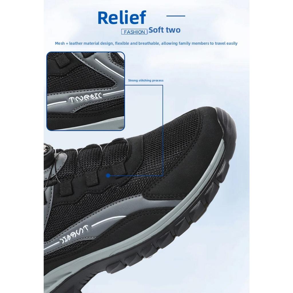 Trendy Men's and Women's Shoes, Durable and Breathable Running Shoes, Versatile Rotating Button Casual Shoes