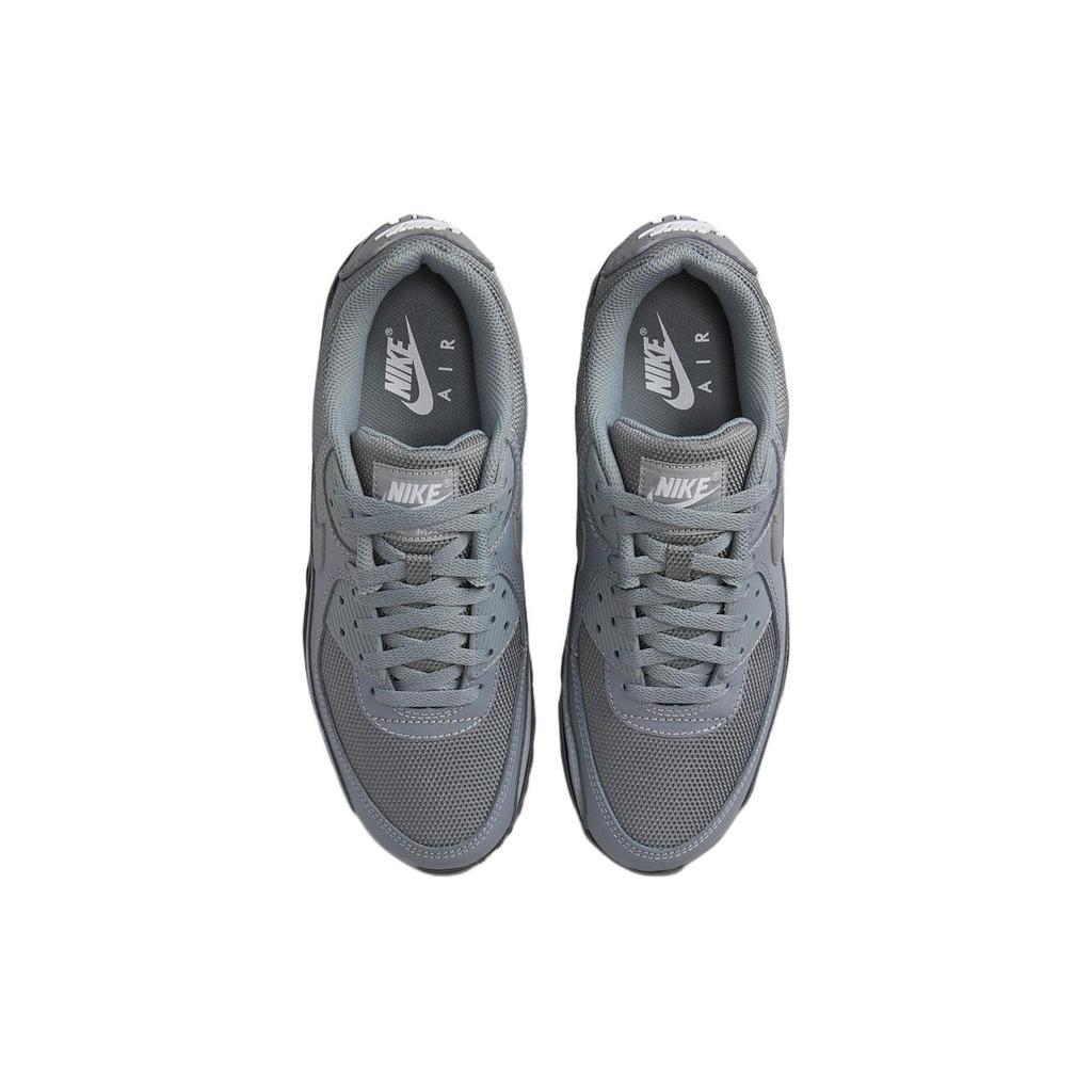 Nike Air Max 90 Cool Grey Reflective Men Sneakers Black White DZ4504-002