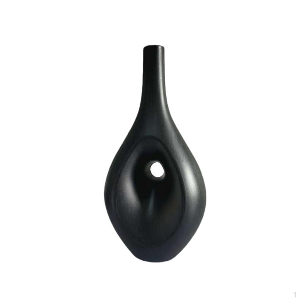 Decorative Flower Vase, Minimalist Container, Dried Arrangement for Entryway,