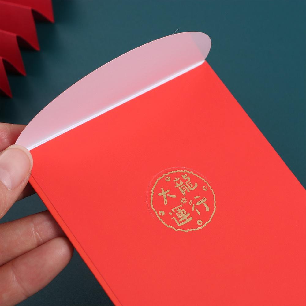 6Pcs Paper Traditional Red Pocket Cartoon Celebrating Red Packets Lucky Money Packets Birthday