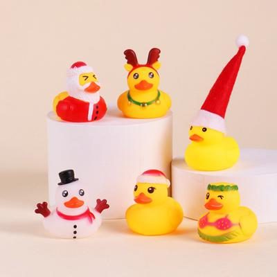 Yousheng Christmas Duck Advent Calendar 2025 for Kids 24 Days Christmas Countdown Calendar with Plastic Duck Bath Toys Xmas Party Favor Gifts for Boys