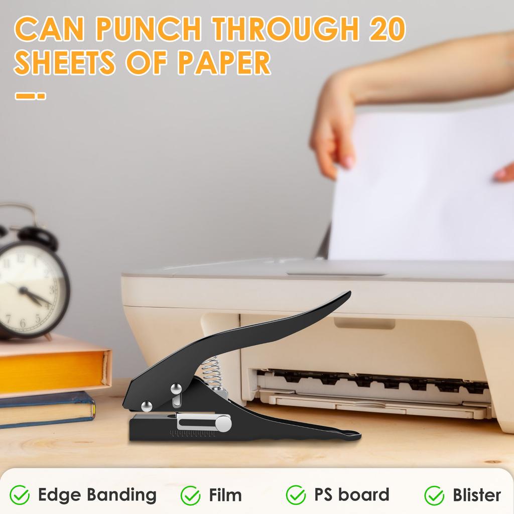 Single hole punching machine 15mm heavy-duty circular hole punching tool Precision circular hole machine Handheld edge