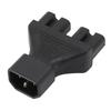 IEC320 C14 to C15 Power Adapter Professional Male To Female C14 to C15 Power Plug Adapter for Laptop Speaker Printer