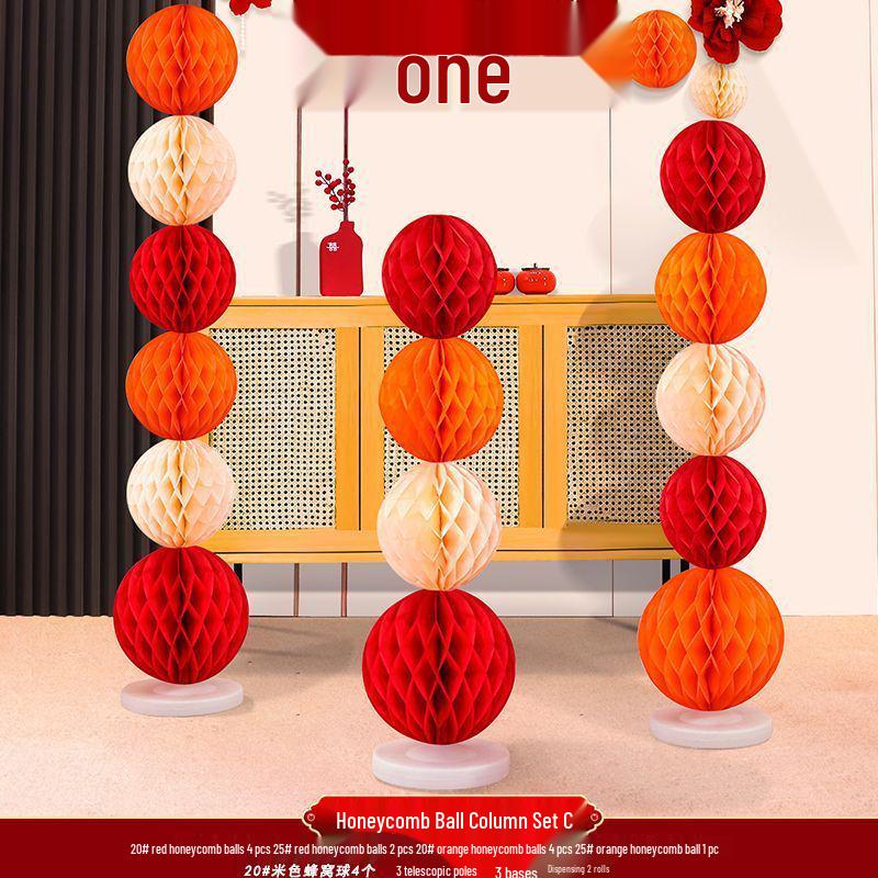 Gauze Flower Wedding Aisle Runner and Room Decoration