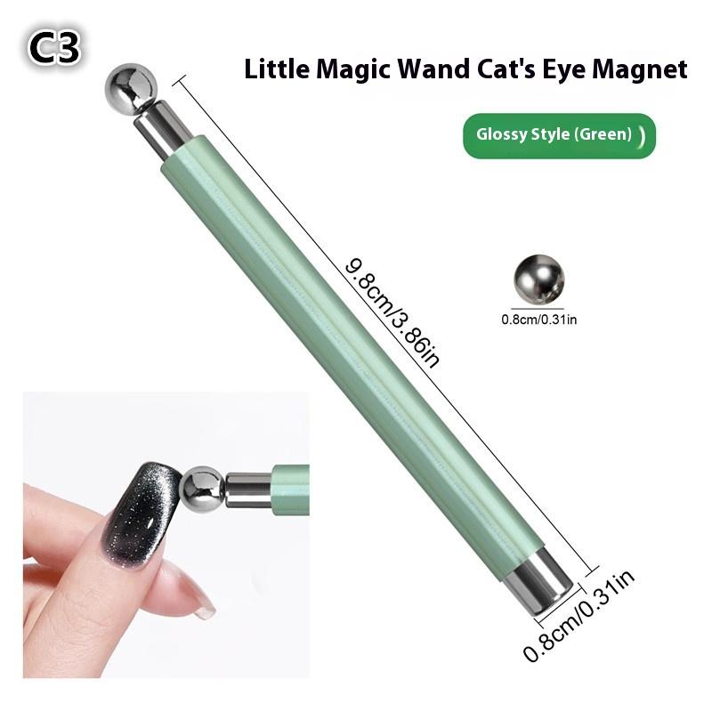 Double Head Magnetic Stick For Cat Eye Gel Polish Nail Magnet Tool Magnet Pen Nails Art Design Glitter Effect Manicure Tools