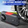 Double Purpose Car Air Compressor Jump Starter And Digital Tire Inflator With 800A Current For Automotive Emergency Use