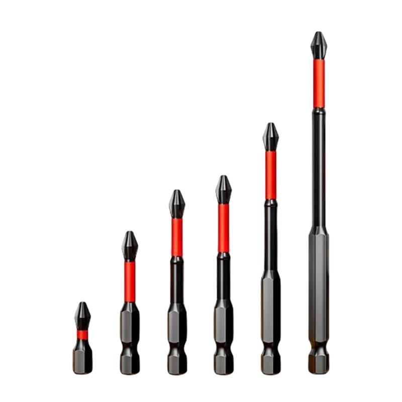 High Hardness Antishock Magnetic Screwdriver Bit in Multiple Size 25/50/65/70/90/150mm for Professional Household Tasks