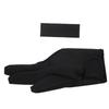 3 Finger Barber Glove Heat Resistance Gloves with Flat Iron Comb Attachment for Hair Styling Black