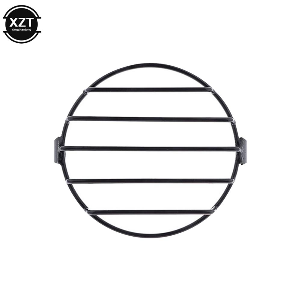 6.5 " Motorcycle Universal Vintage Headlight Protector Retro Grill Light Lamp Cover For Harley Ducati Chopper Yamaha Cafe Racer