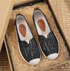 Old Beijing cloth shoes women's mesh shoes summer breathable hollow soft sole mother shoes fisherman shoes one pedal flat casual shoes
