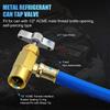 R134A Air Conditioning Refrigerant Charging Hose with Gauge Fits for Car AC Air Conditioning Refrigerant Charging Tool