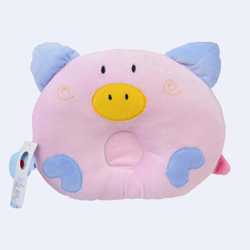 Velvet Baby Pillow Pig Shaping Pillow For Baby Nursing Newborns Baby Room Decoration Pillow