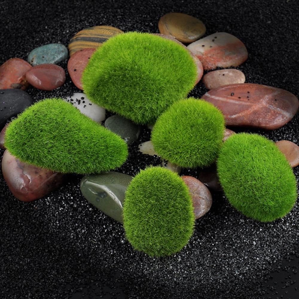 Floral Arrangements Stone Landscap Pet Toy Artificial Grass Fake Rock Artificial Plants Moss