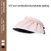 Summer Sun Visors Hat Women Visors Hat Women SunHat With Ponytail Hole Foldable