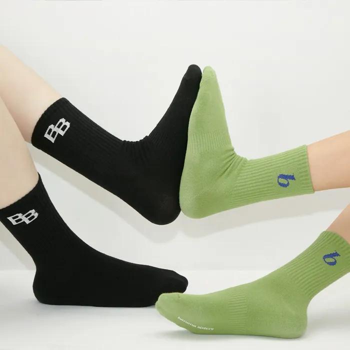 [Banana Brothers] BB Logo Ribbed Socks_2 Colors