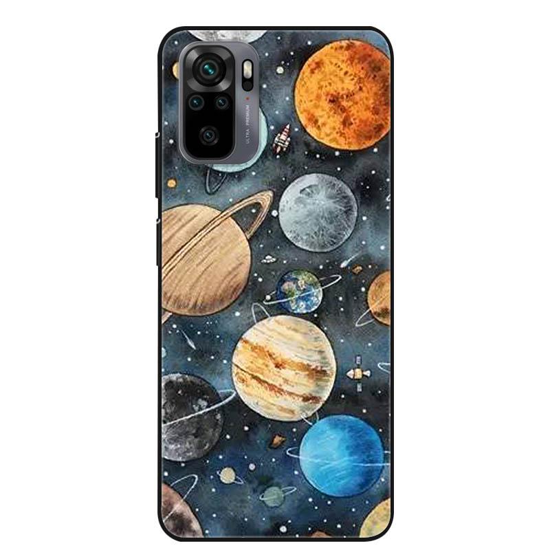 For Xiaomi Redmi Note 10s Case Shockproof Silicone Cartoon Soft Cover for Redmi Note 10 Pro Phone Cases Note10 4G 10T 5G 10 S