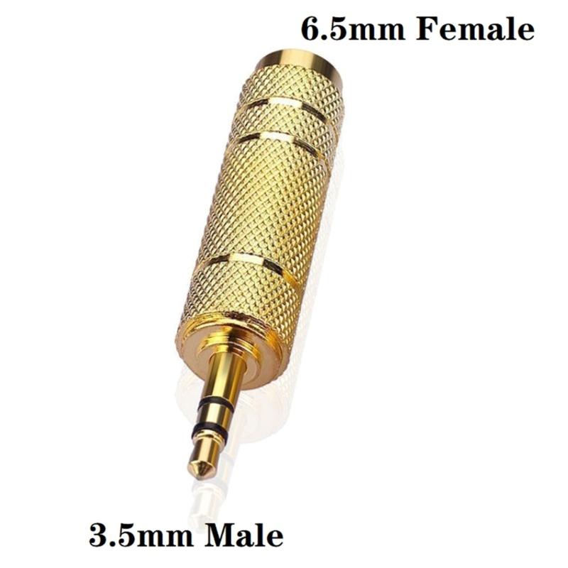 3.5mm Male To Female 2RCA Auditory Connector Computer TV 3.5 6.5 Plug Female Auditory Adapter
