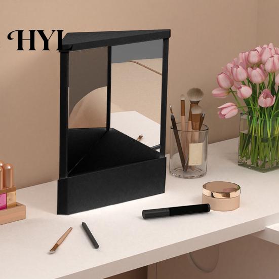 Precision Mirror Non-Reversing True Makeup High Clarity Desktop Vanity Men Women Image Inverted Standing Cosmetic High-precision