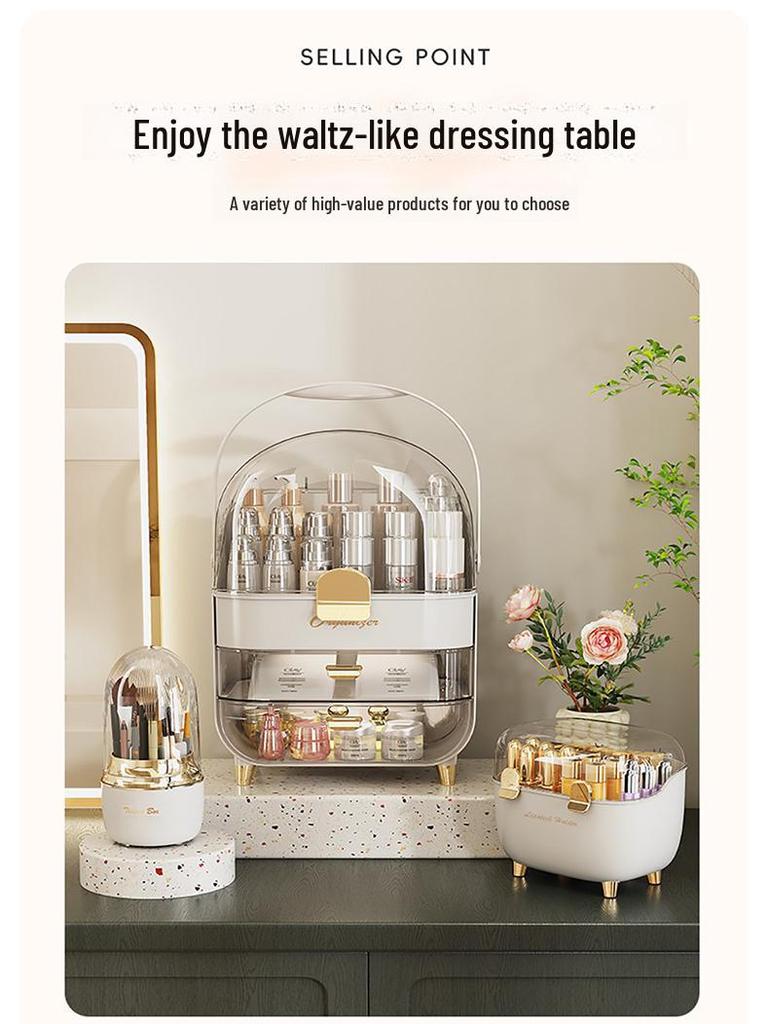 Advanced Ins Style Dustproof Lipstick Storage Box with Cover