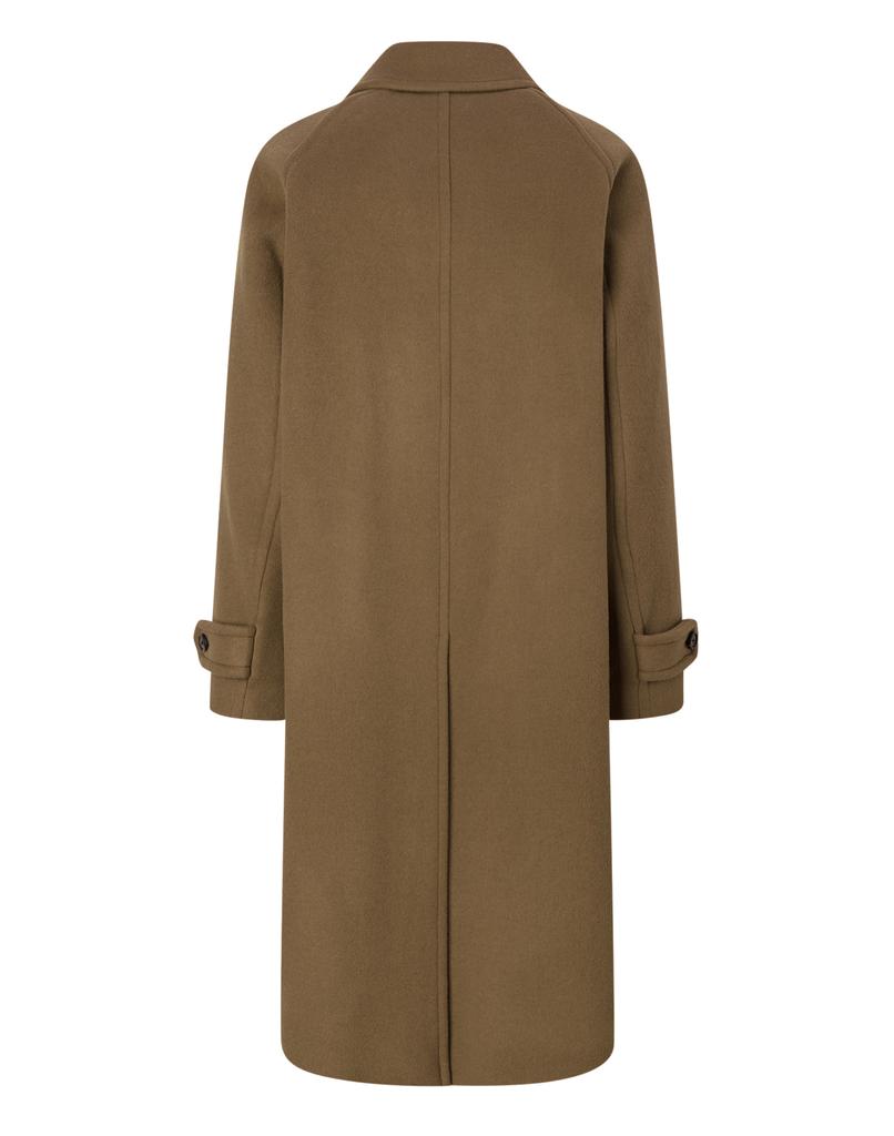 HAZZYS [His] Beige Balmacaan Coat