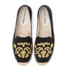Espadrile LUXSOLE Pantofi Casual Femei cu Platformă Joasă din Cânepă Brodată, Vârf Rotund Primăvară/Toamnă Confortabili
