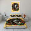 Bulldog, ship, and roses. Bedding sets Duvet cover sets Duvet covers Pillowcases(1 * Duvet Cover 2 * Pillowcases without duvet insert)