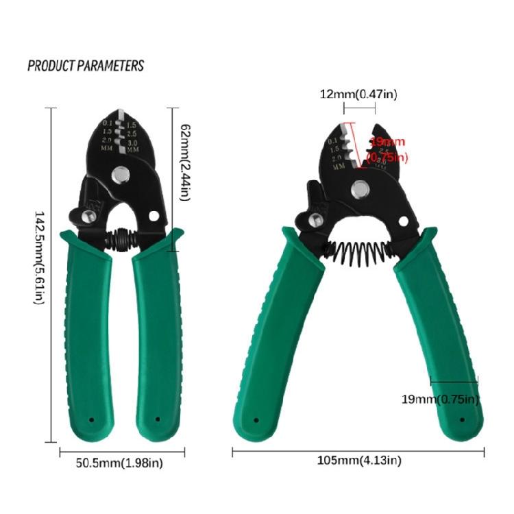 Industrial Capillary Shears For Refrigeration Systems Steel Blade With Antislip Ergonomic Handle Wire Stripper