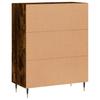 Sideboard Smoked Oak 69.5 X 34 X 90 Cm Engineered Wood