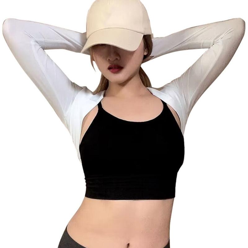 Breathable Woman Shrug Cardigan Shrug Crop Top Skin-friendly Long Sleeve Shawl