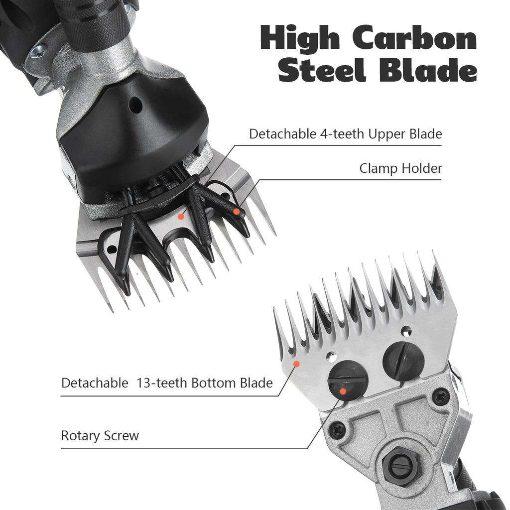 3500W Professional 6 Speeds Electric Sheep Clippers for Sheep Alpacas Llamas and Large Thick Coat Animals Grooming