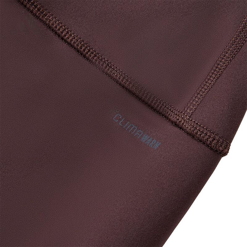Adidas Climawarm All Me Comfortable Fleece Yoga Leggings Women Leggings Dark-Gray Brown KA6064