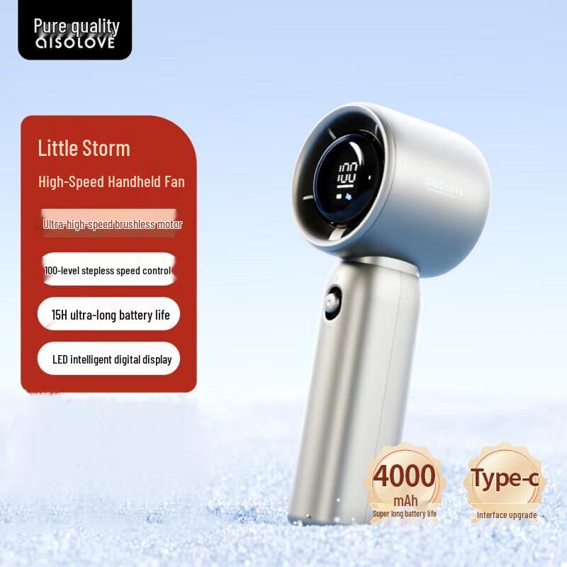 AISOLOVE F15 Handheld Turbo USB Fan