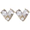 Heart-shaped Compact Pearl Earrings Simple Design Women's Senior Temperament Birthday Party Gift Fashion Ear Jewelry
