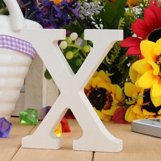 Puntos letras em inglês de madeira símbolo do alfabeto ornamento festa de casamento decoração faça você mesmo