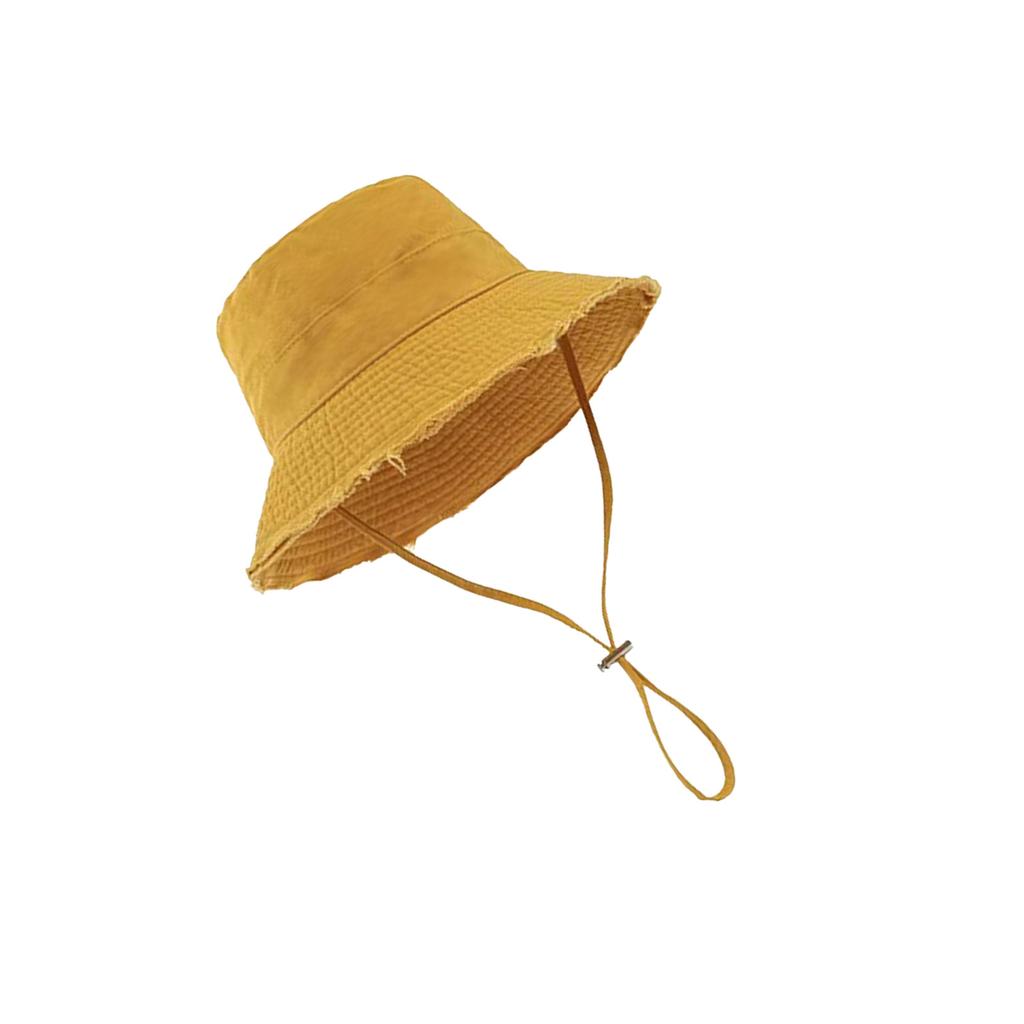 Outdoor Beach Sun Hat For Women Foldable Fisherman Hat Sunproof Bucket Cap With Wide Brims Fashion Headwear Accessory