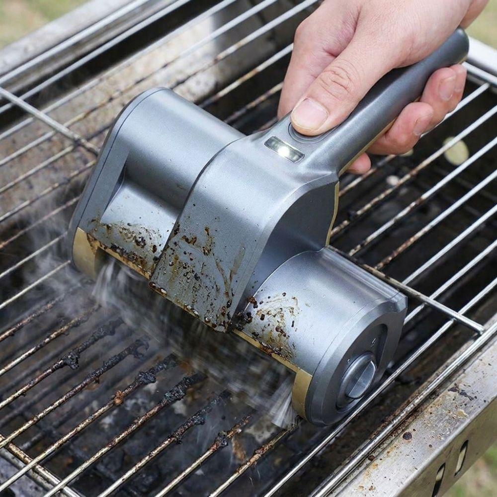 Edelstahl Elektrische Grillreinigungsbürste BBQ Rotierende Bürste Effizienter Ölentferner
