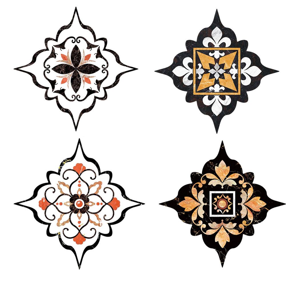 36Pcs PVC Wall Stickers Tile Stickers Diagonal Floor Decor Home Decoration Kitchen Wear Resistant 11x11cm Bathroom