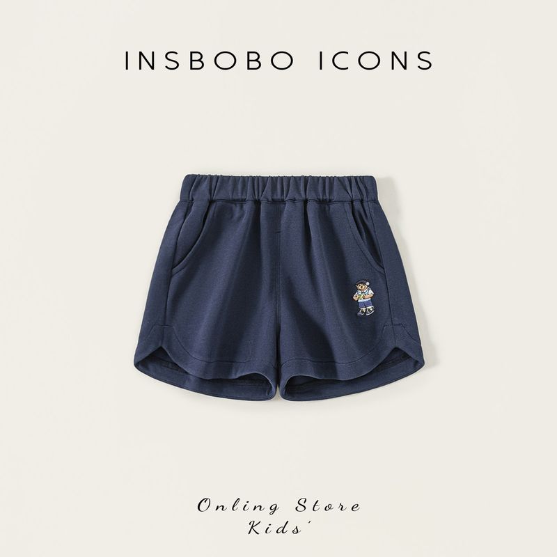 [Teddy Bear Series] Insbobo Boys  Shorts Summer 2026 New Style Boys  Pants Summer Children s Clothing Tibetan youth 90