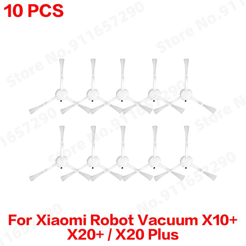 Compatible For ( Xiaomi Robot Vacuum X10+ / X20+ / X20 Plus ) Spare Parts Accessories Main Side Brush Mop Cloth Dust Bag Filter