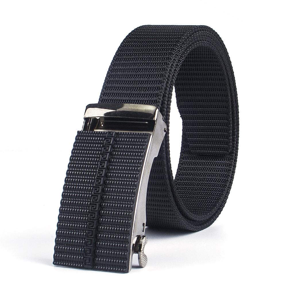 Nylon Cloth Belt Men'S Casual Smooth Buckle Men'S Belt