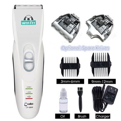 Codos CP6800 Electric Pet H Trimmer Groomg Hcut Shaver He Powerful Rechargeable Dog H Cuttg Groomg Clipper