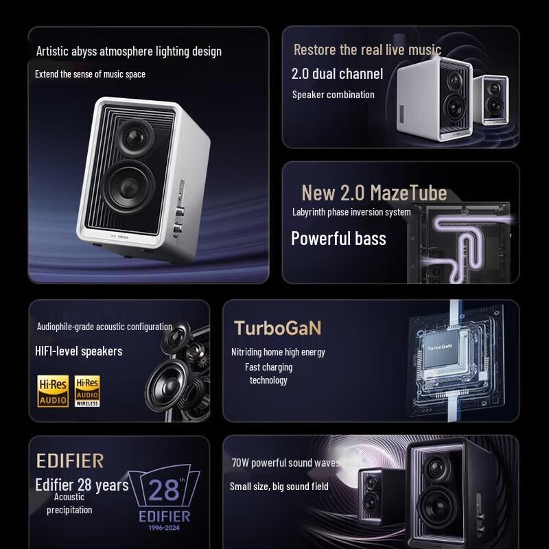 Edifier Halo 2.0 Desktop Bluetooth Speakers