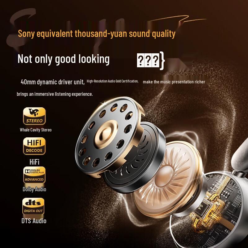 Oakes F2 Pro Over-Ear Bluetooth Headphones