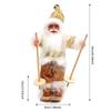 Cute Gnome Old Man Decorations Creative Silicone Christmas Crafts Decorative Sliding Sleigh Cartoon Santa Claus Figurine