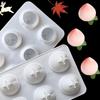 3D Fruit Shape Peach Silicone Mold Non-Stick Surface Mousse Cake Mould Baking Tools  Home Baking
