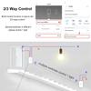 2 Way Smart RF433 Remote Control Wall Light Touch Switch Light Glass WiFi Tuya Smart Life US USA White Black Gold Alexa ON OFF