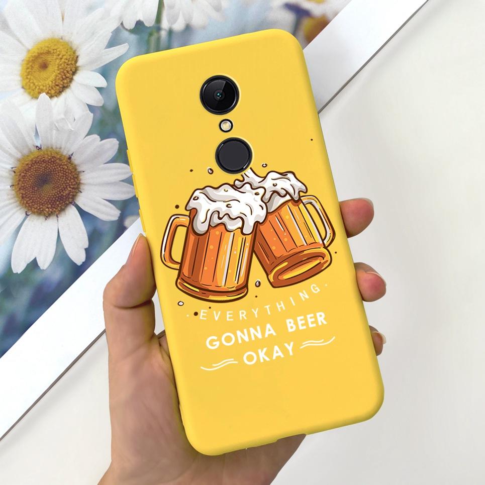 For Xiaomi Redmi 5 5a 5 Plus Case Astronaut Black Moom Midnight Pattern Soft TPU Silicone Fundas For Redmi5 5Plus 5+ Housing