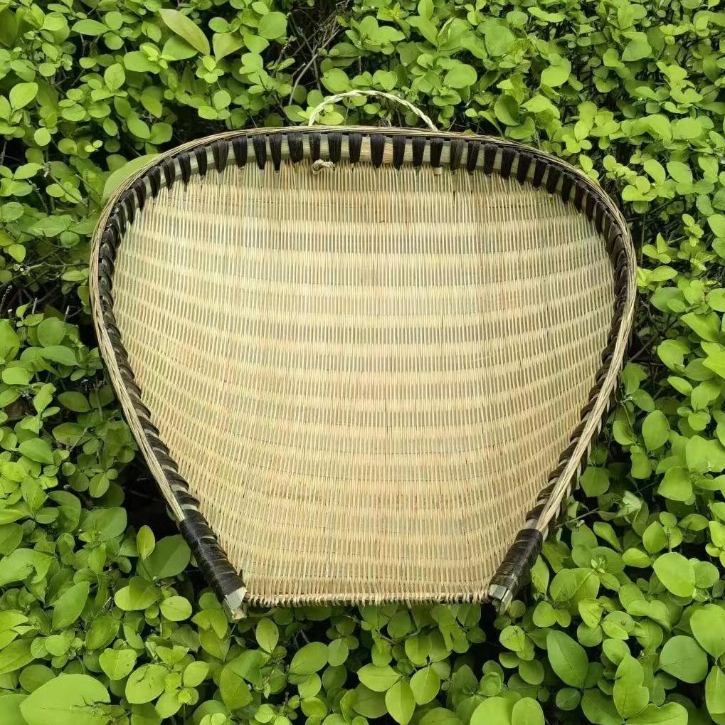 Bamboo Winnowing Basket for Washing and Serving Vegetables 20cm