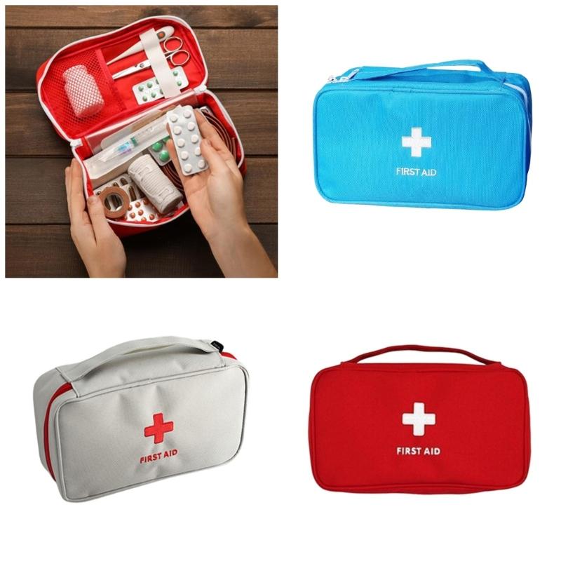 Tragbare Aufbewahrungstasche mit Griff Mehrzweck-Erste-Hilfe-Set-Organizer für Auto, Werkstatt, Sport, Abenteueraktivitäten